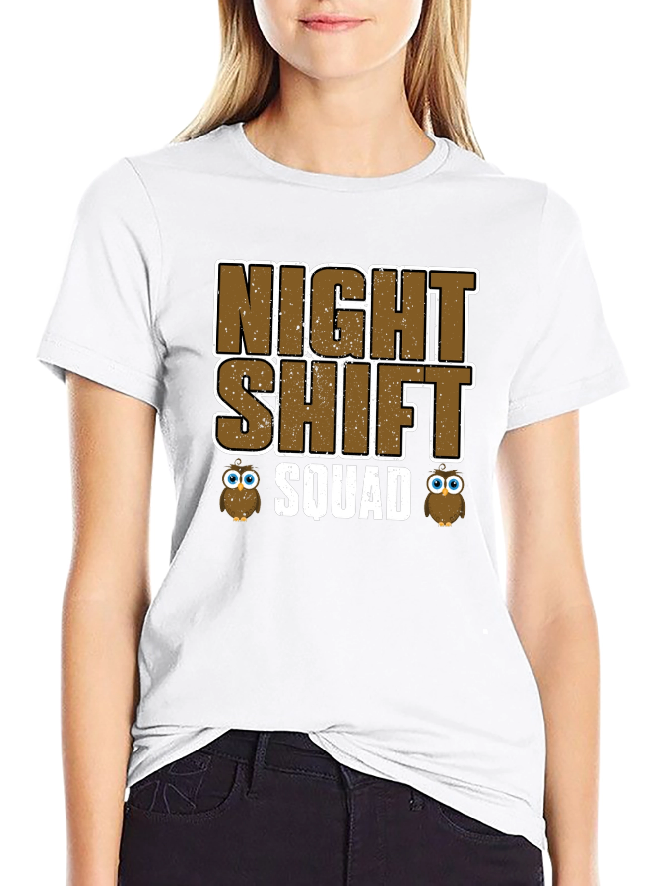 Night Shift Squad Owl Tee