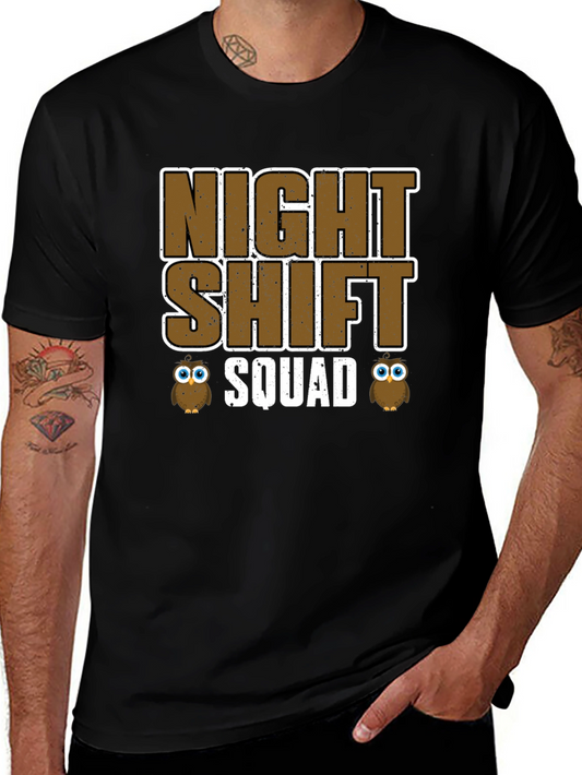Night Shift Squad Owl Tee