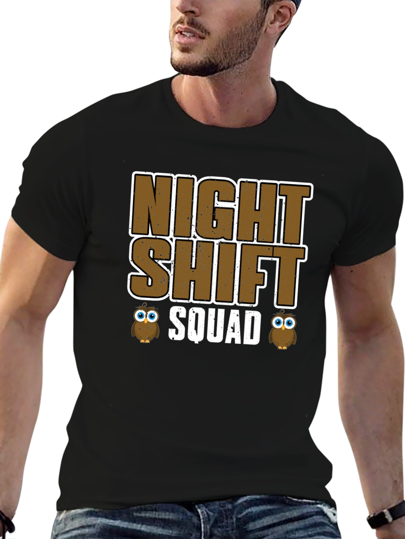 Night Shift Squad Owl Tee
