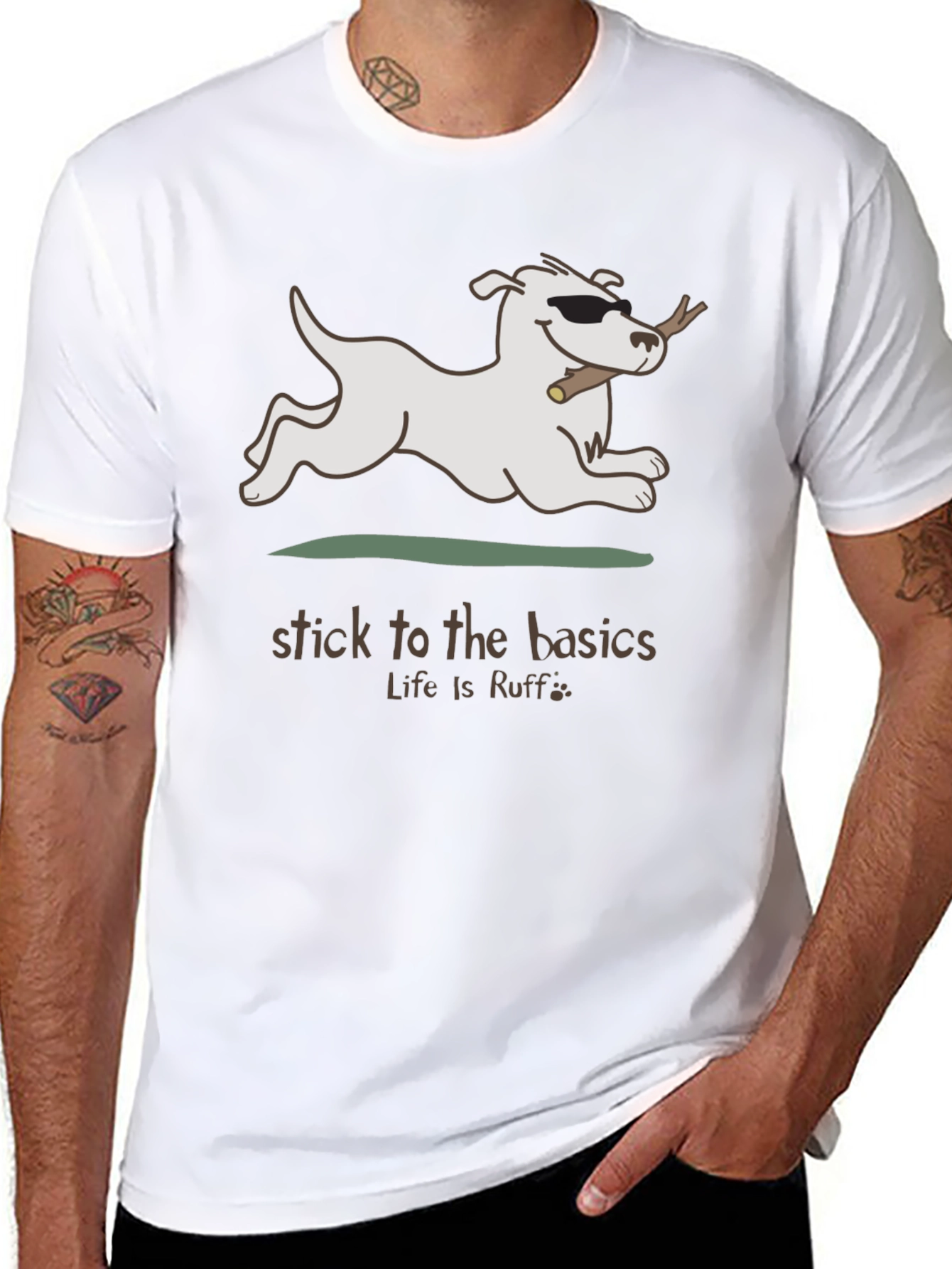 Stick to the Basics Dog T-Shirt