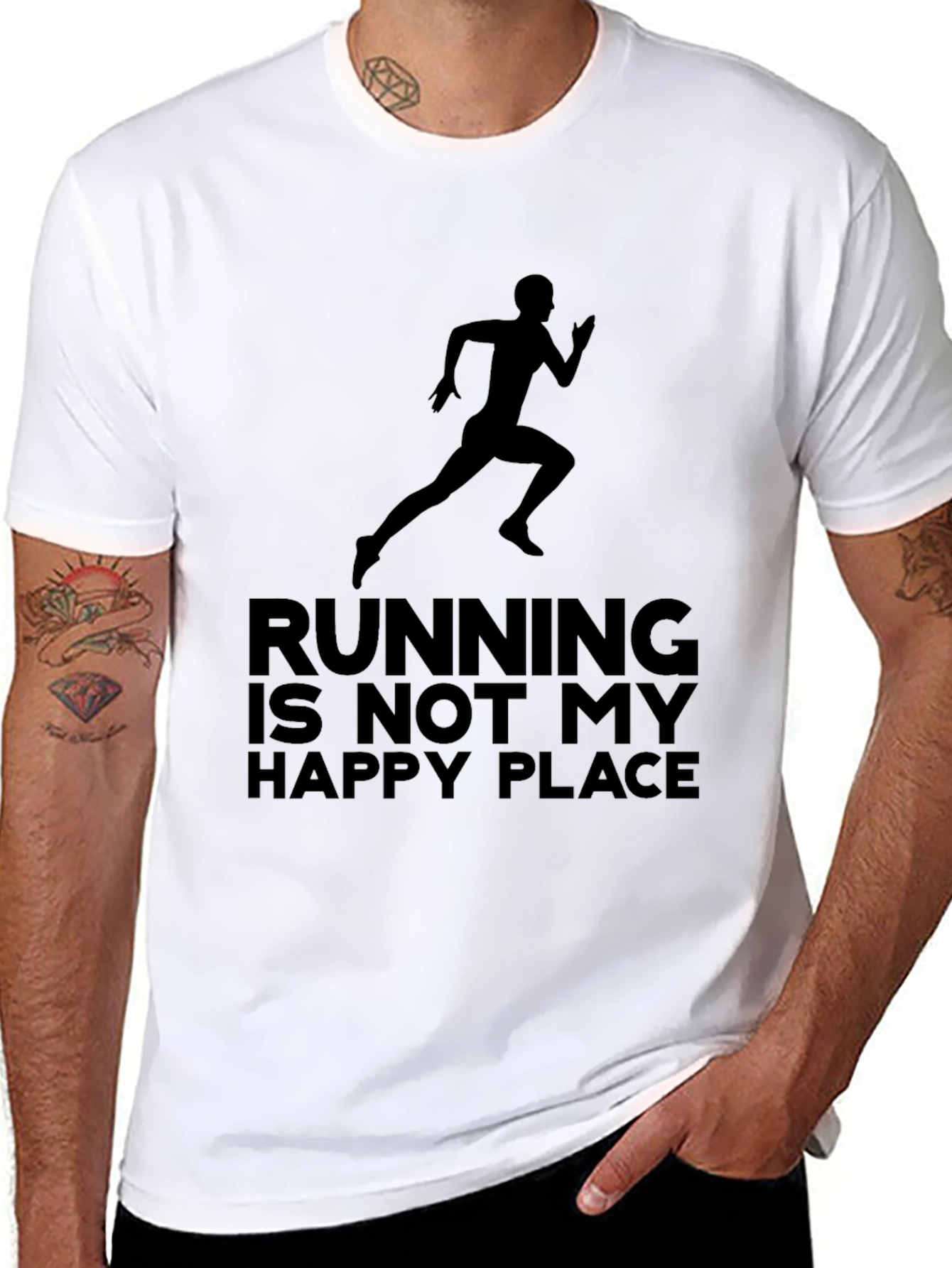 Running Is Not My Happy Place T-Shirt