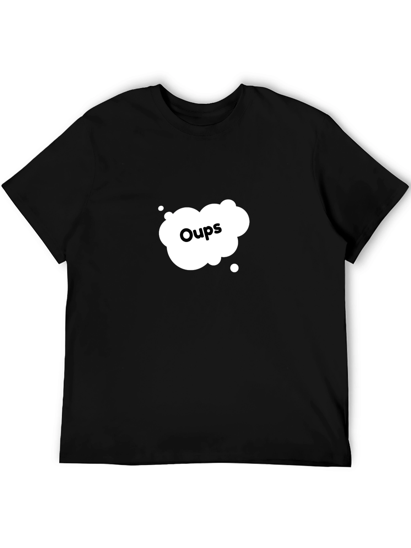 Oops Graphic Print Crew Neck T-Shirt