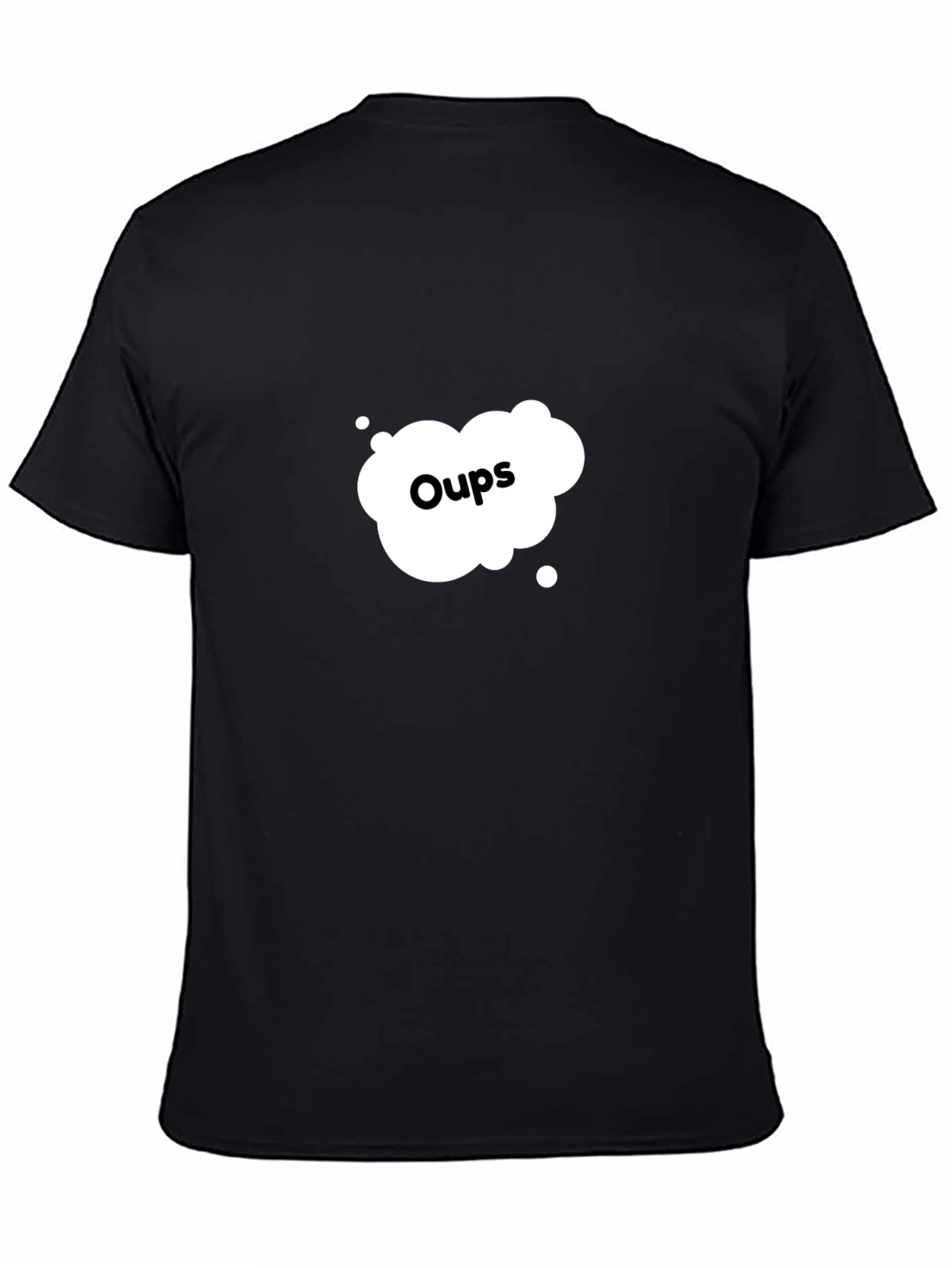 Oops Graphic Print Crew Neck T-Shirt