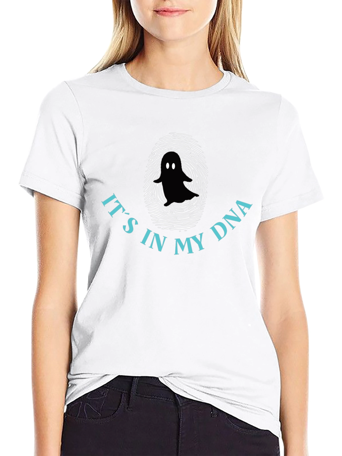 Its In My DNA Ghost Fingerprint T-Shirt