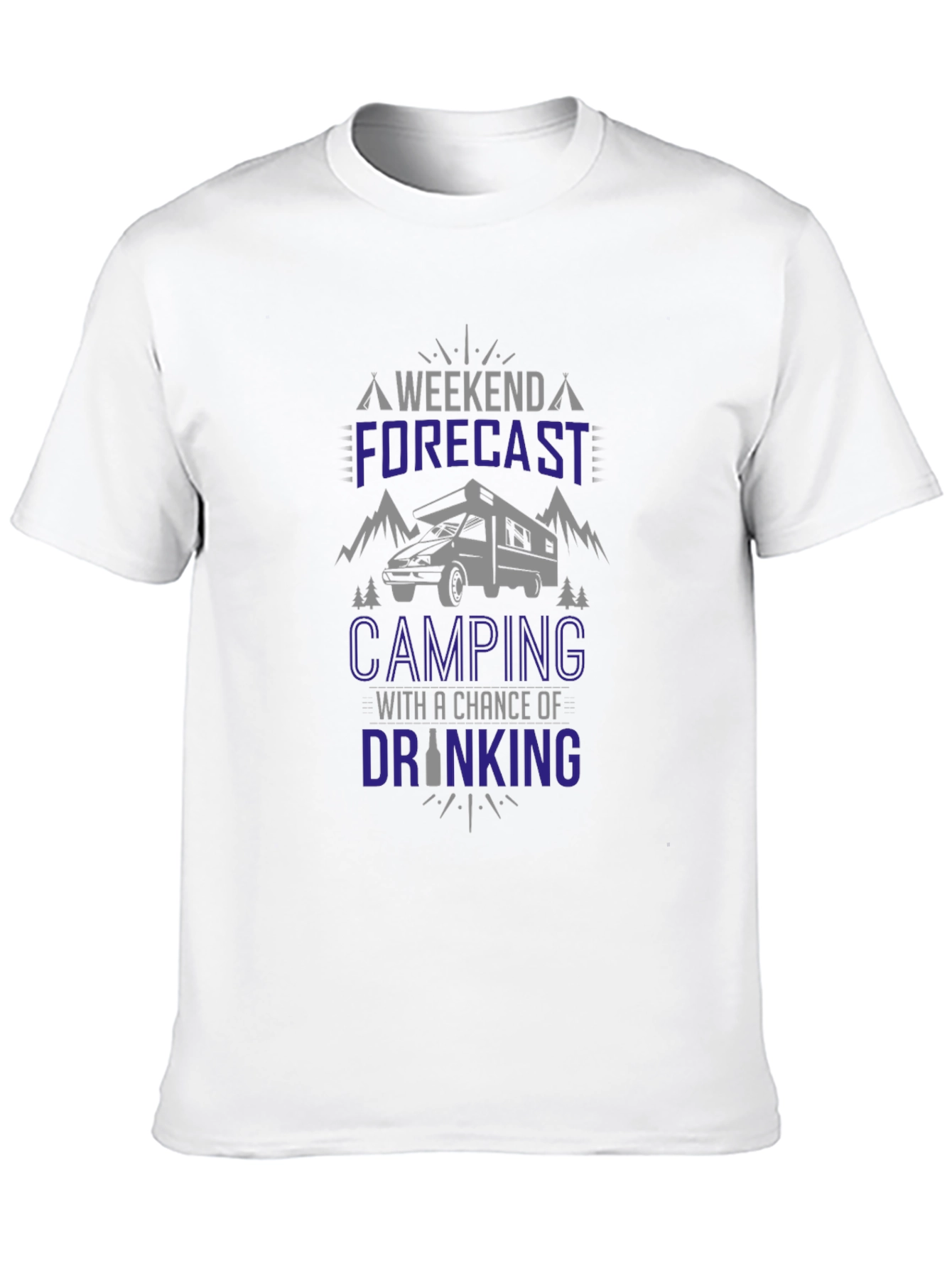 Camping Forecast T-Shirt - Weekend Adventure Ready!