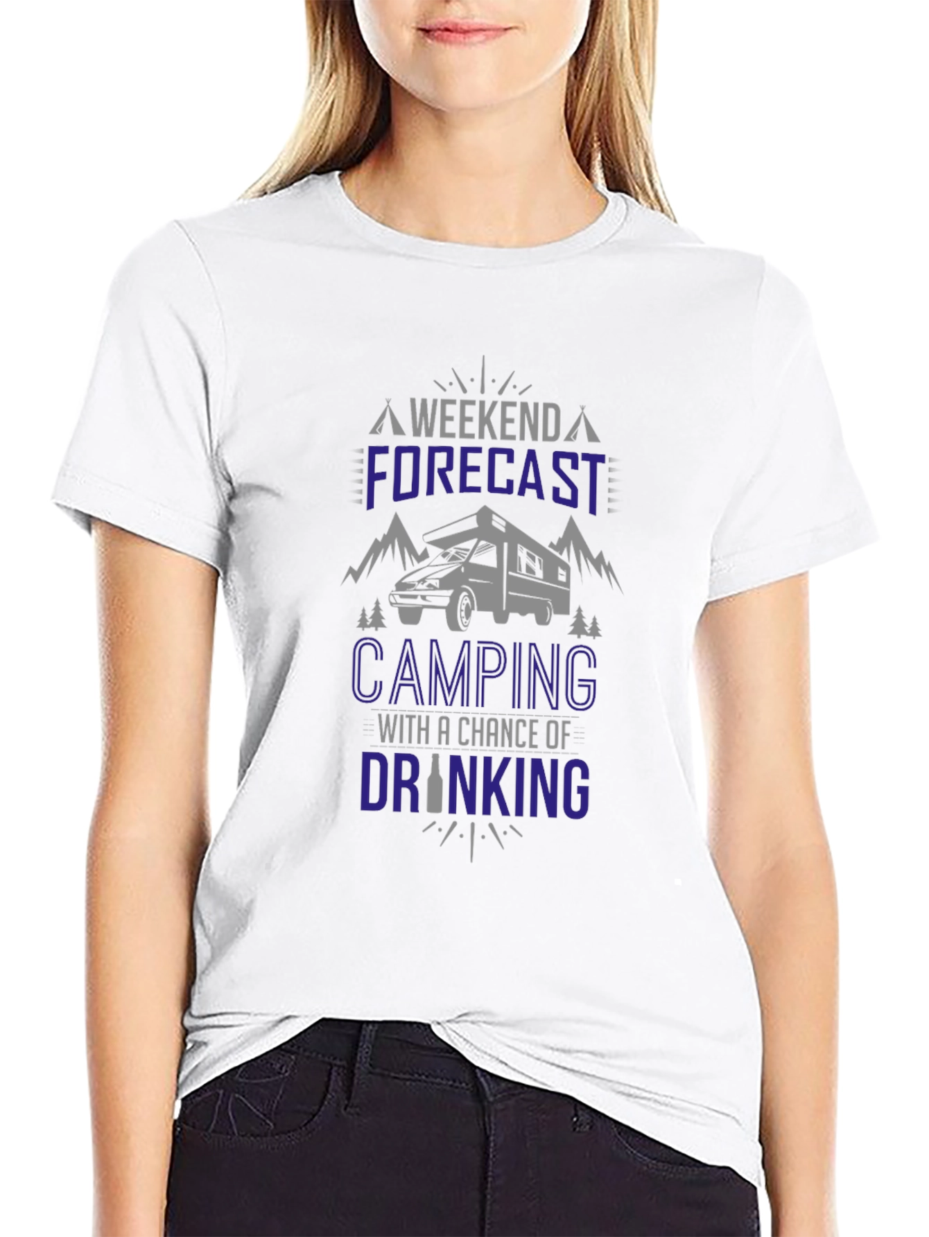 Camping Forecast T-Shirt - Weekend Adventure Ready!