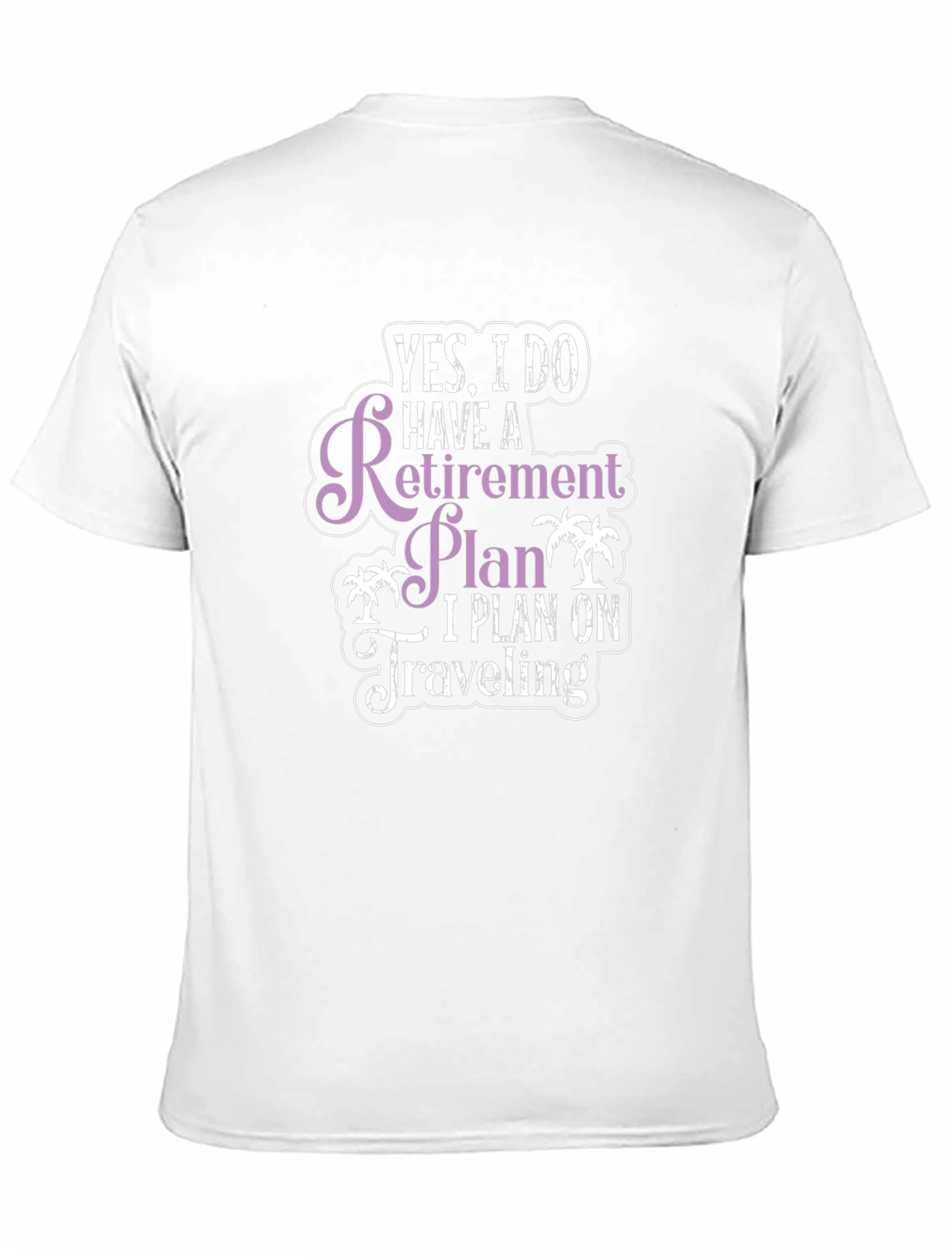 Retirement Plan Travel T-Shirt - Black