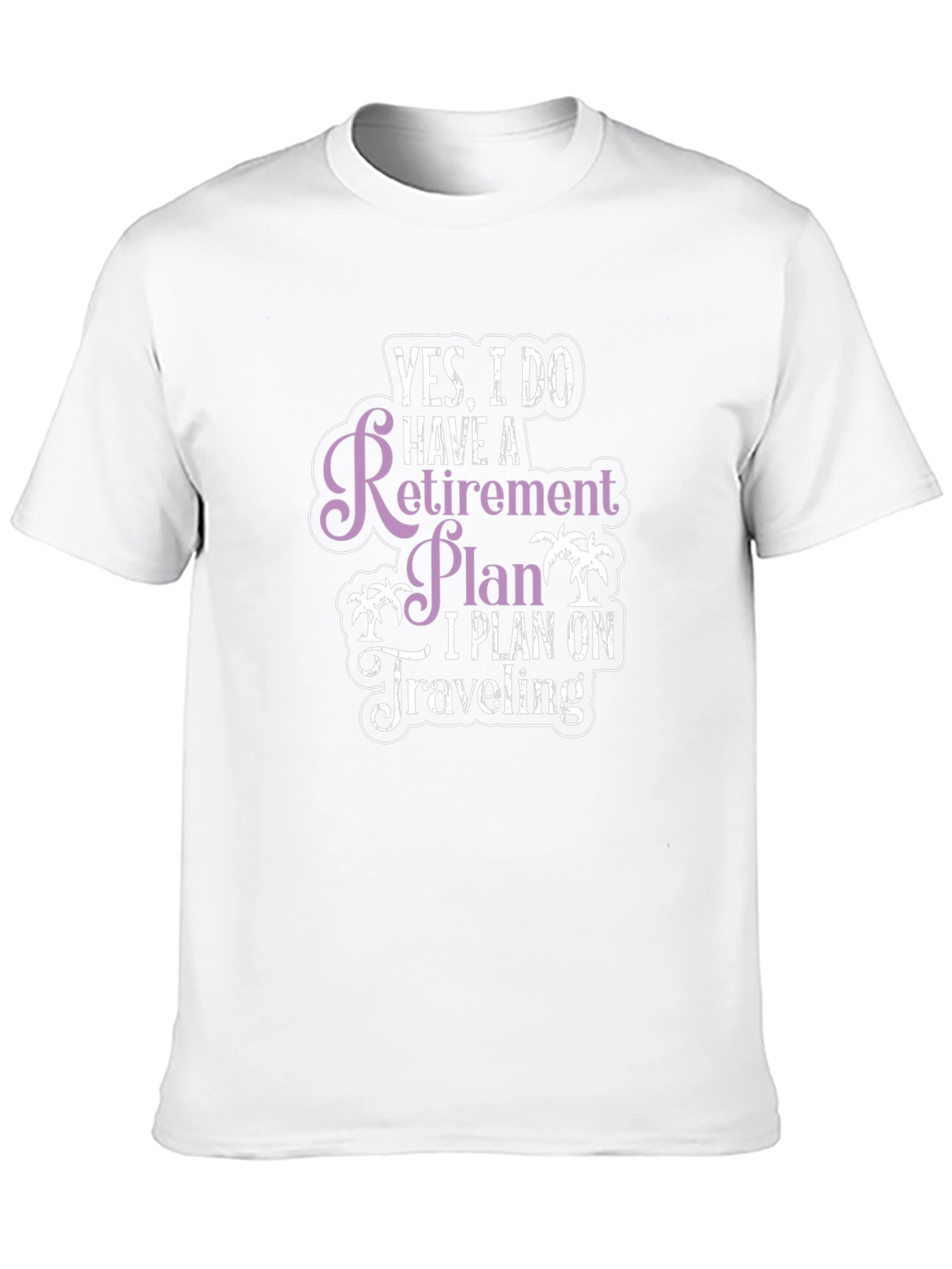 Retirement Plan Travel T-Shirt - Black