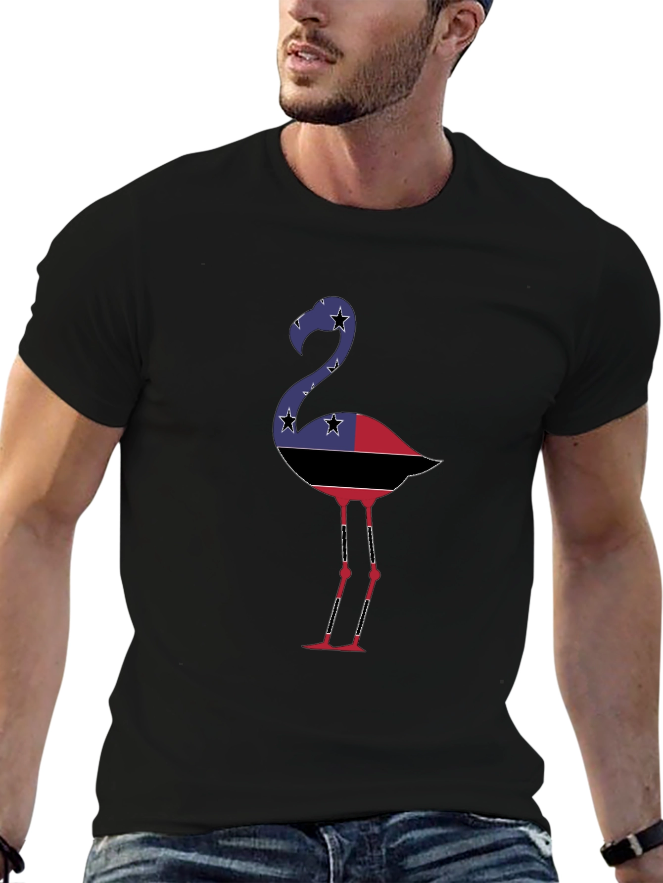 Flamingo Graphic Tee - Stylish Mens T-Shirt