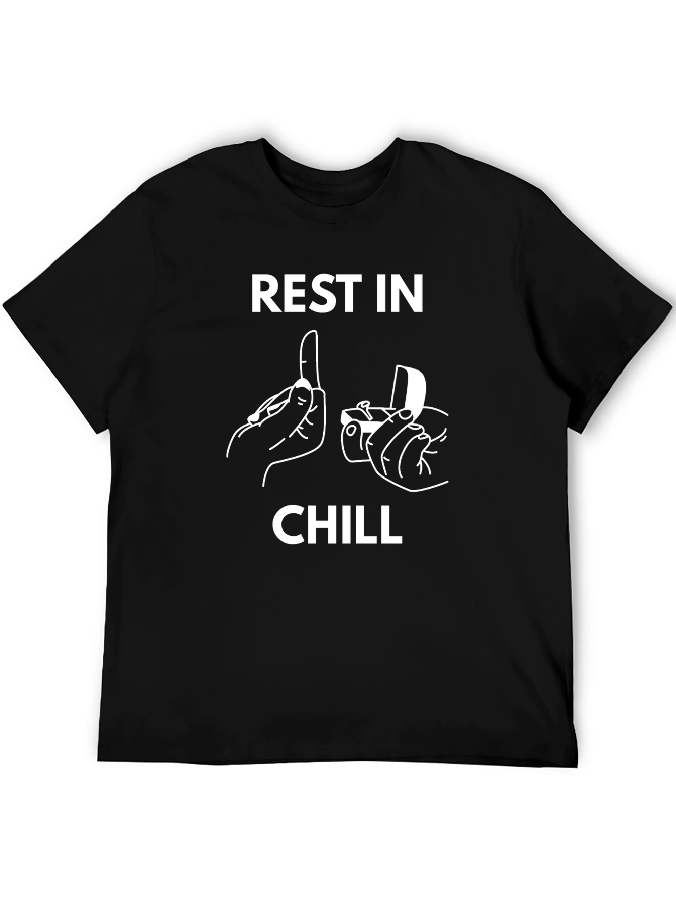Rest In Chill Graphic Tee Funny T-Shirt