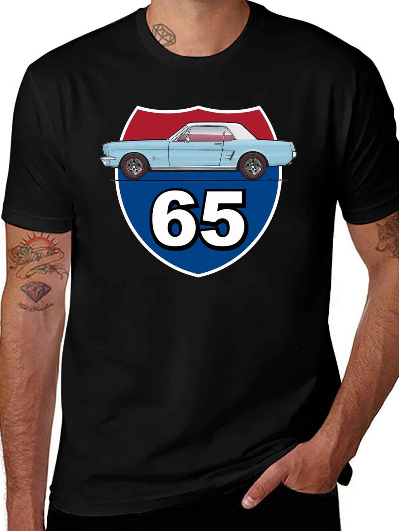 Classic 65 Mustang Graphic T-Shirt