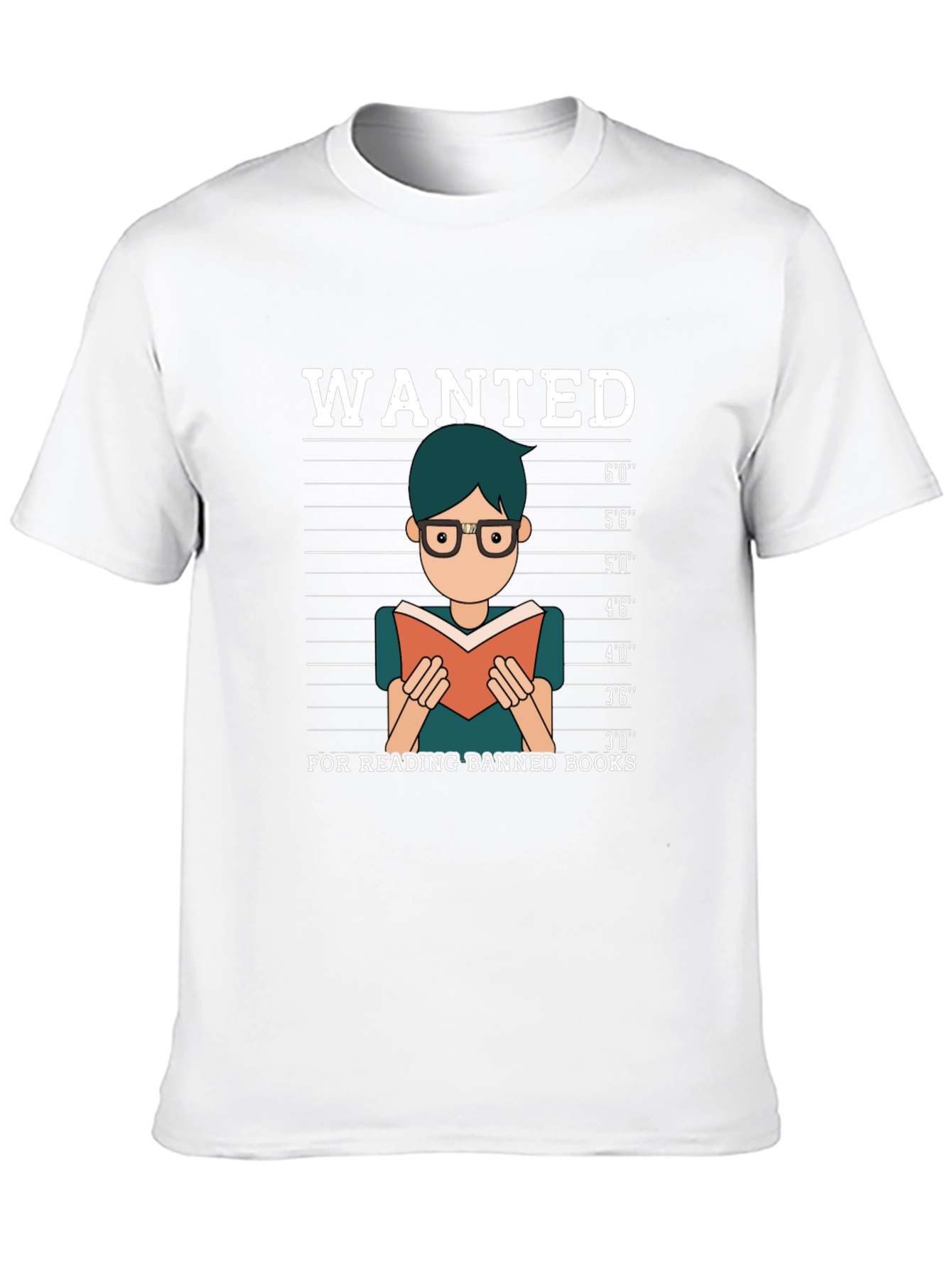 Wanted For Reading Banned Books T-Shirt