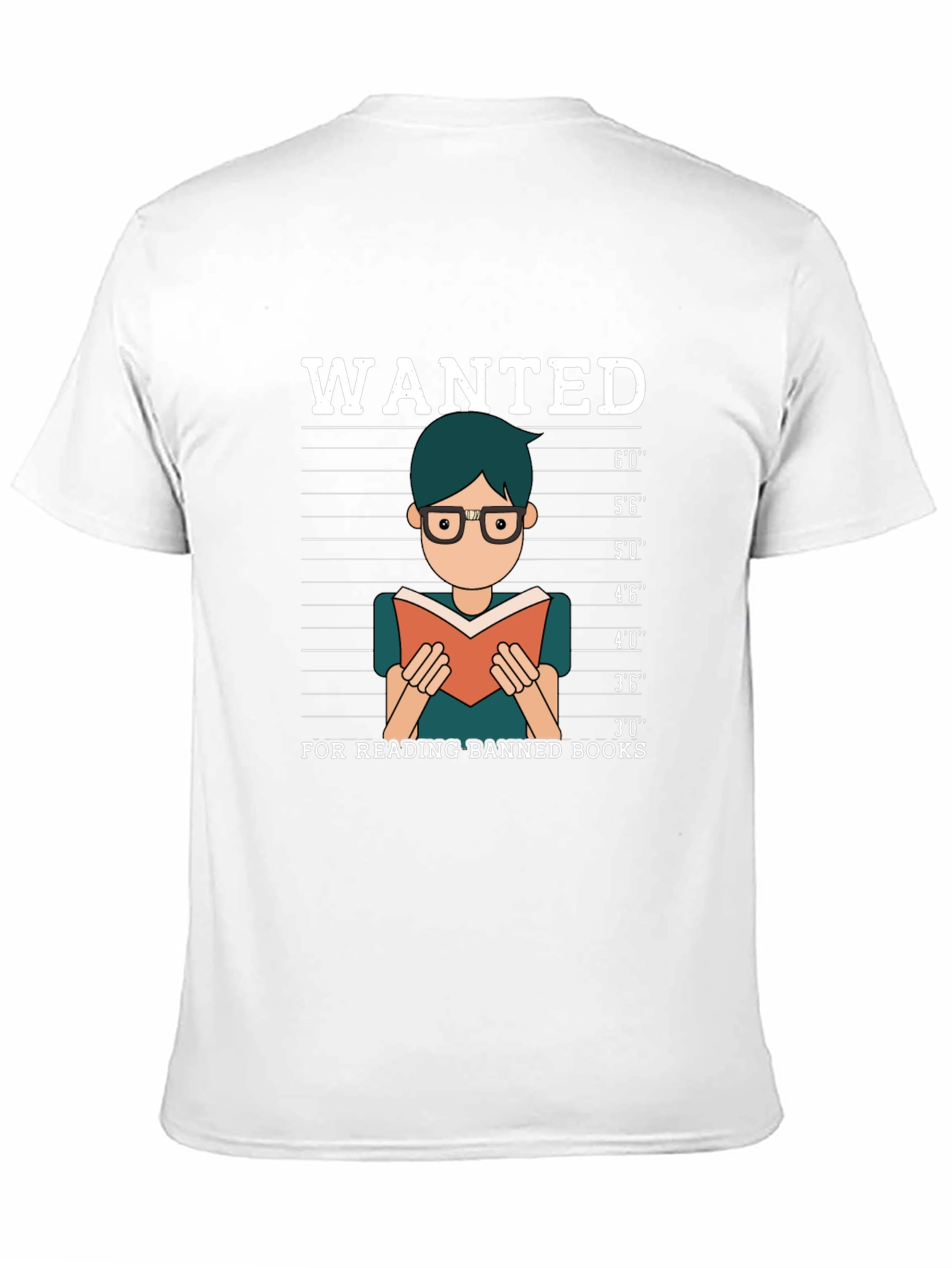 Wanted For Reading Banned Books T-Shirt