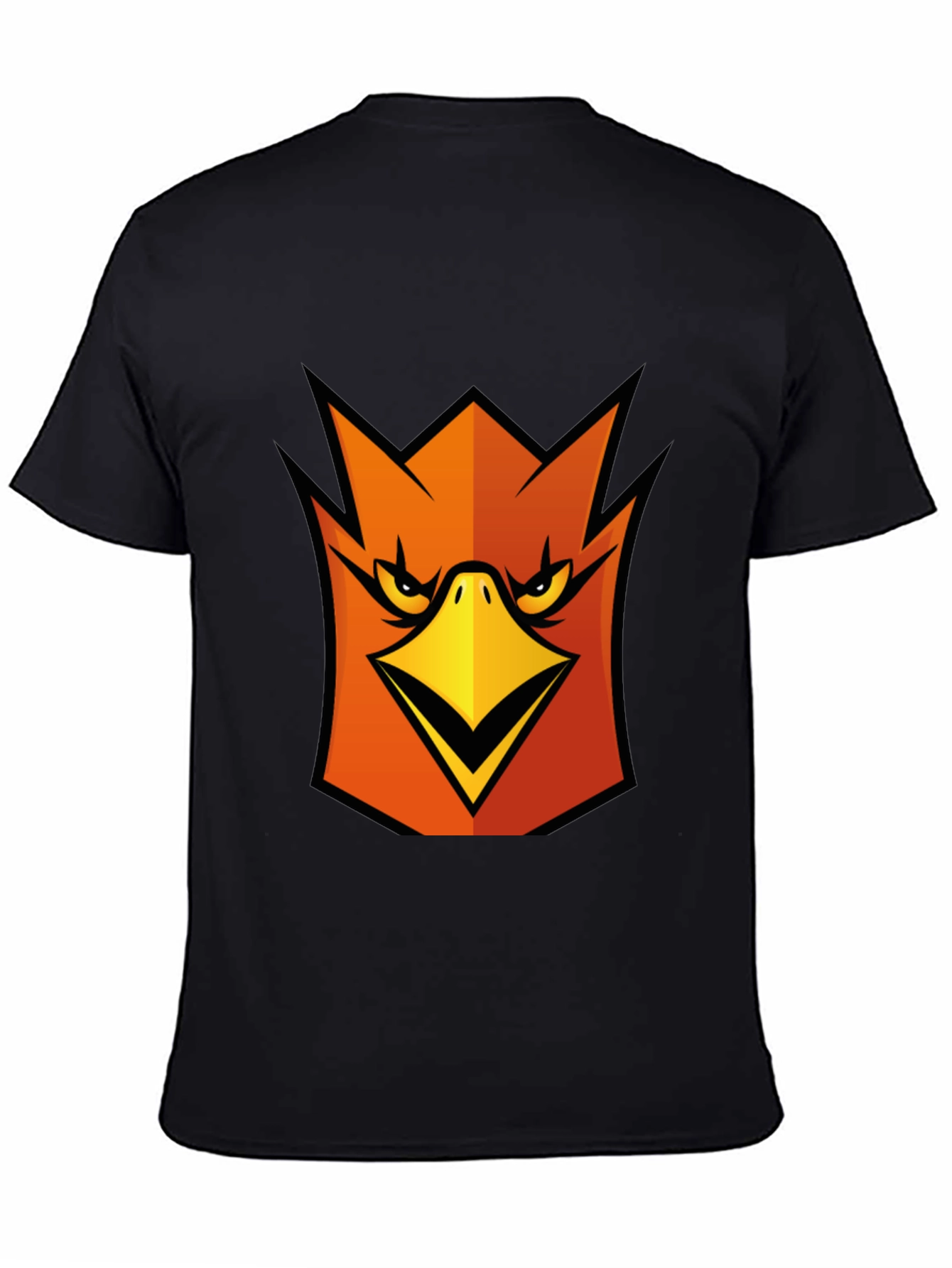 Bold Bird Graphic T-Shirt - Black
