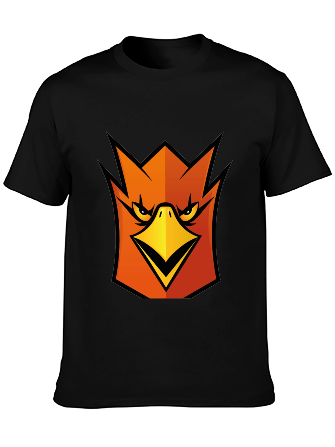 Bold Bird Graphic T-Shirt - Black