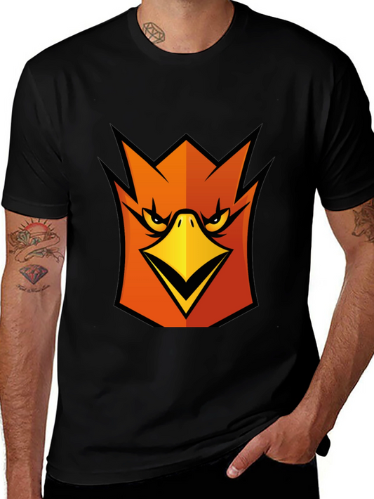 Bold Bird Graphic T-Shirt - Black