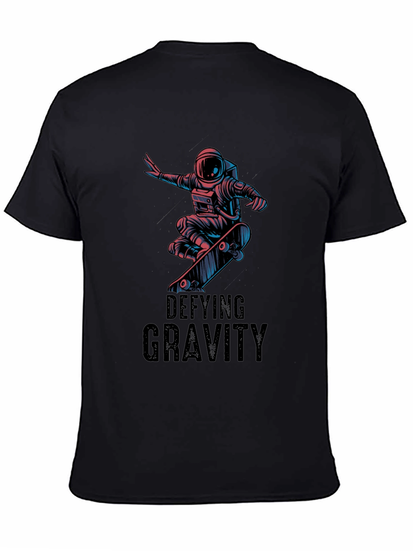 Defying Gravity Astronaut Skateboarder T-Shirt
