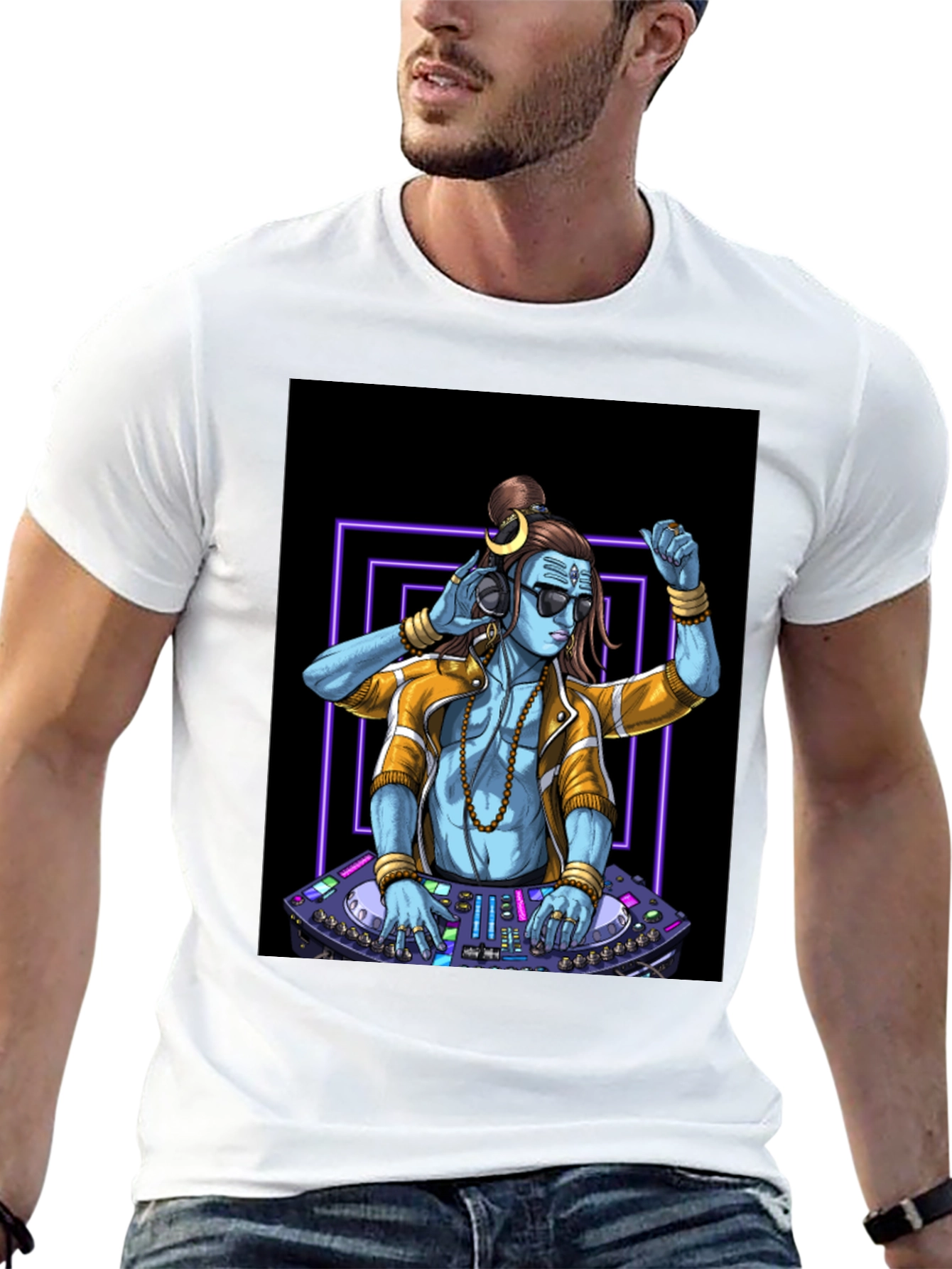 DJ Shiva Graphic Tee - Black T-Shirt