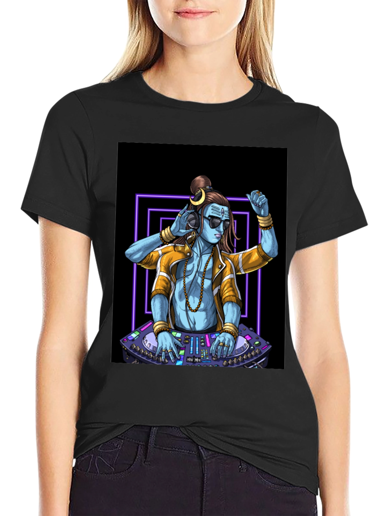 DJ Shiva Graphic Tee - Black T-Shirt