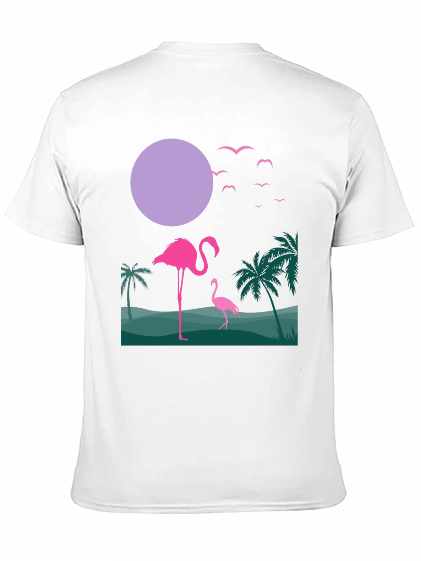 Tropical Flamingo Graphic Tee