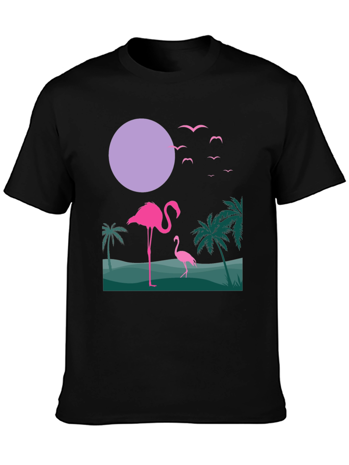 Tropical Flamingo Graphic Tee