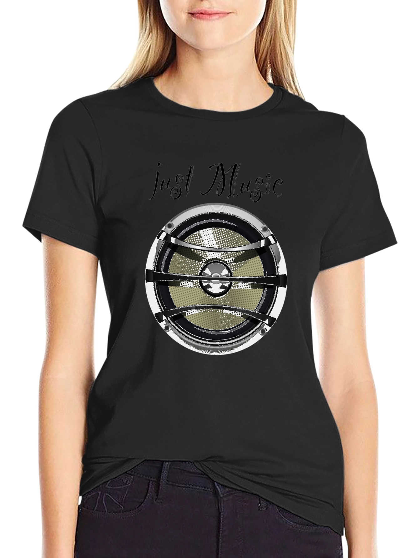 Just Music T-Shirt - Speaker Graphic Tee
