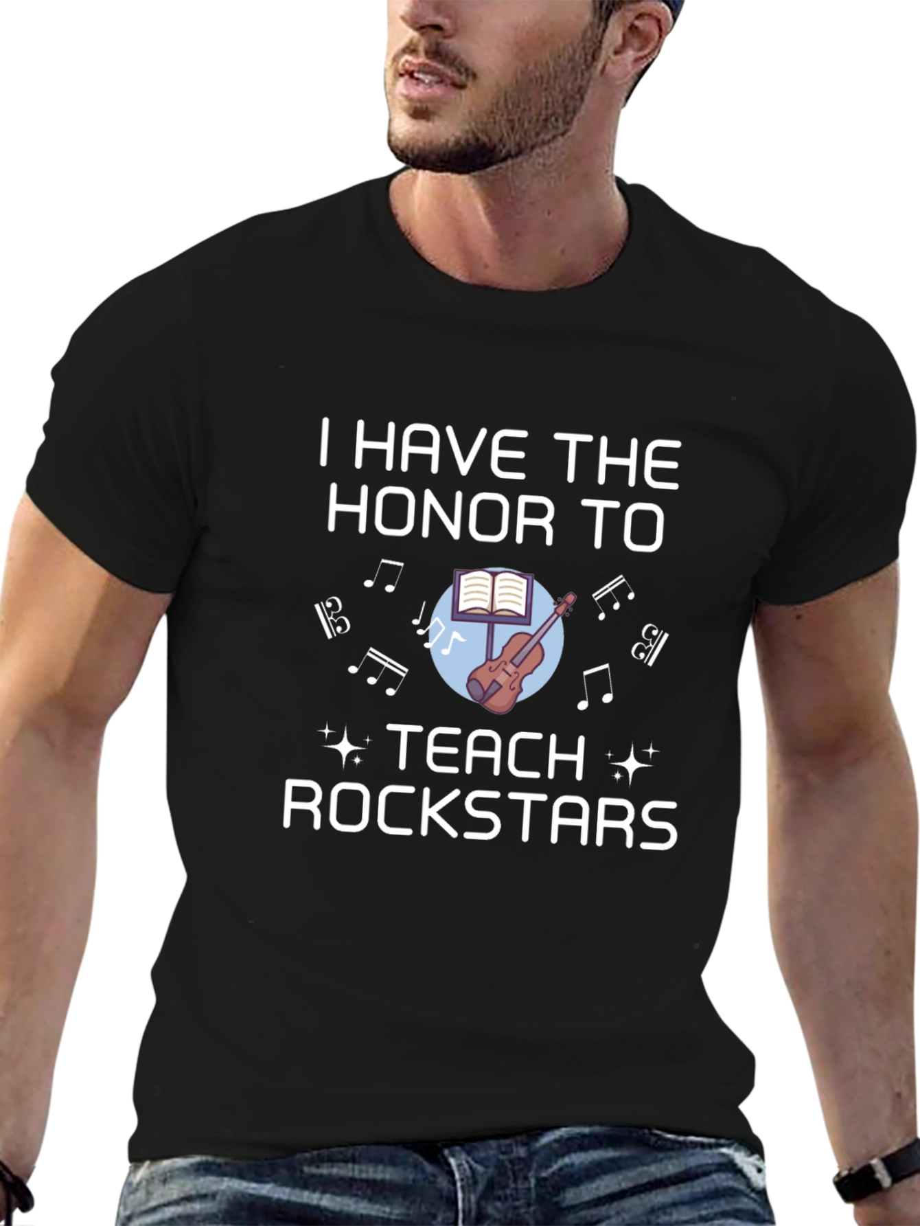I Teach Rockstars T-Shirt Music Teacher Tee