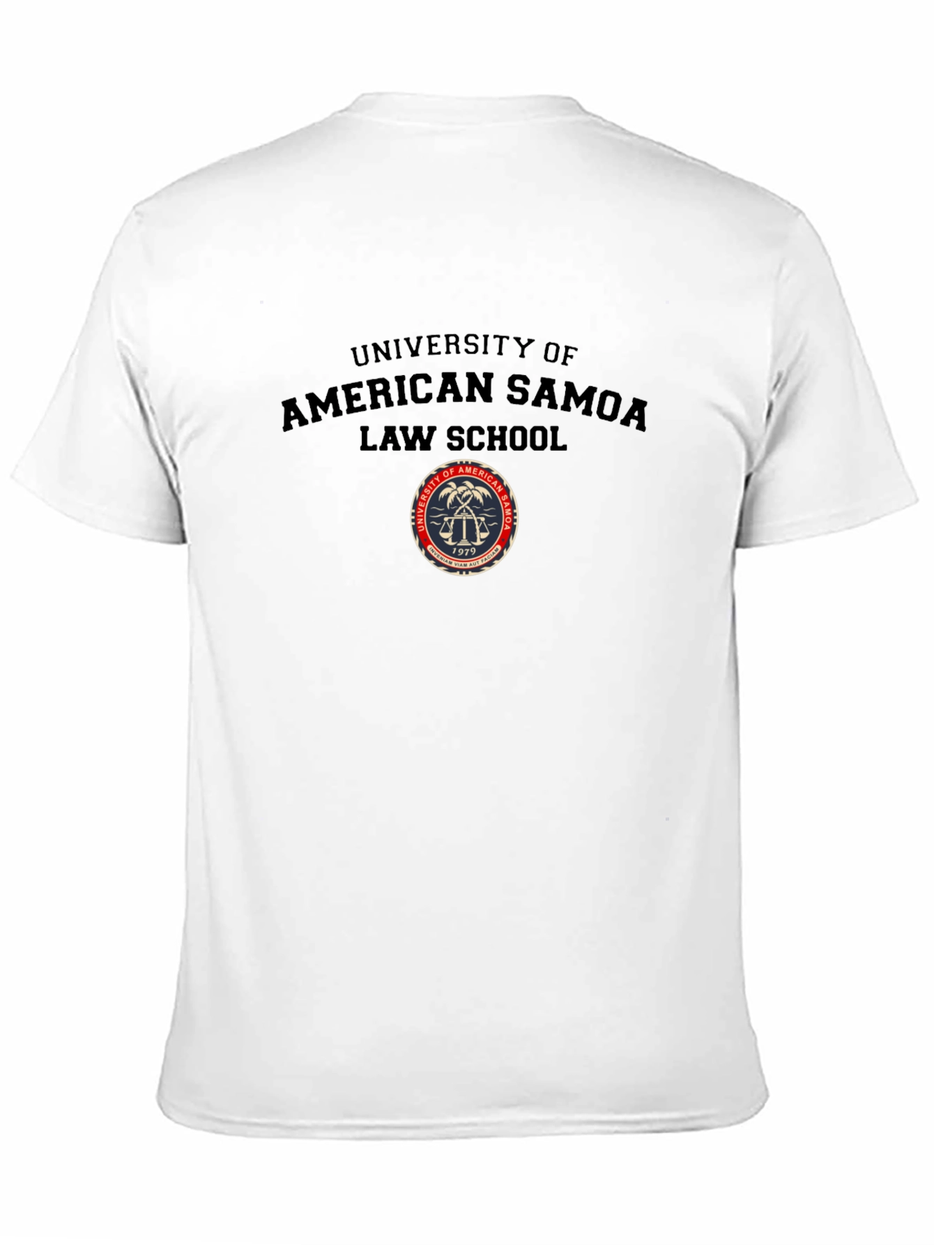 American Samoa Law School T-Shirt - Black