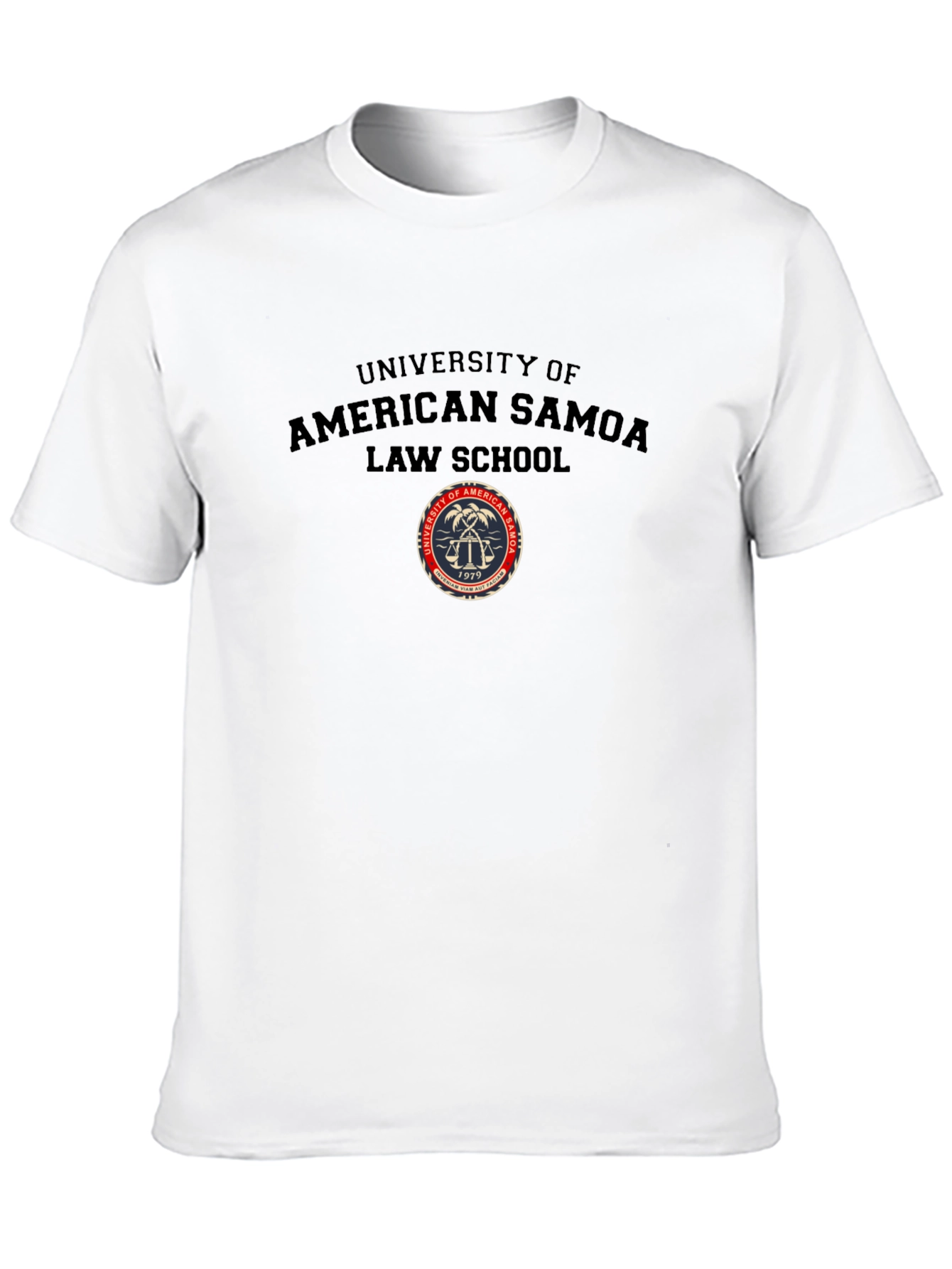 American Samoa Law School T-Shirt - Black