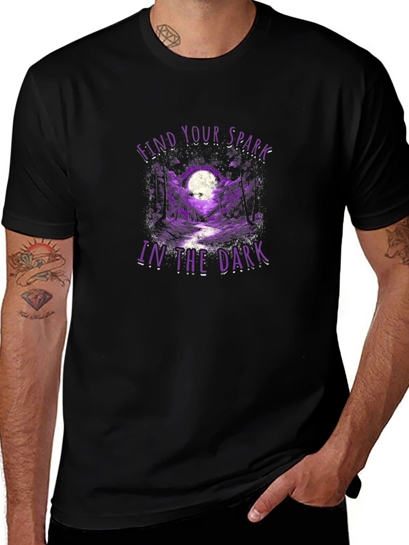 Find Your Spark in the Dark Graphic T-Shirt