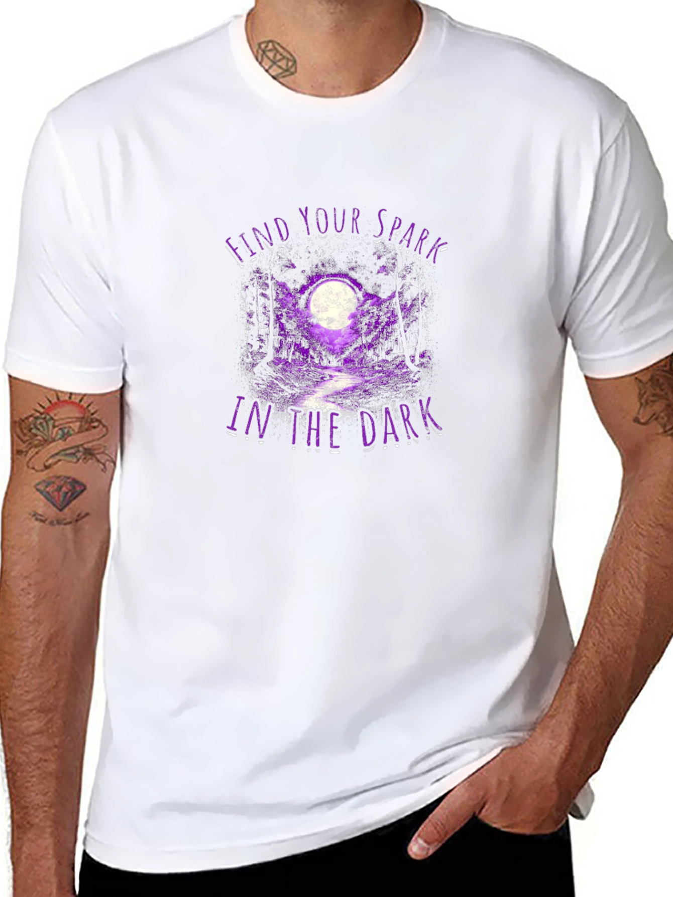 Find Your Spark in the Dark Graphic T-Shirt