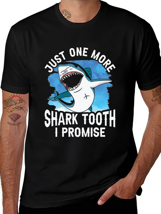 Shark Tooth Graphic Tee - Just One More I Promise!