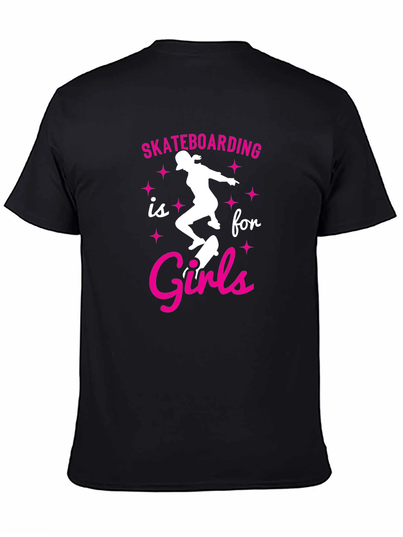 Skateboarding is for Girls Graphic Tee