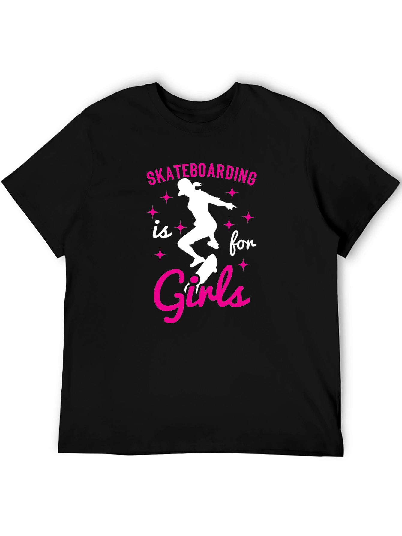 Skateboarding is for Girls Graphic Tee