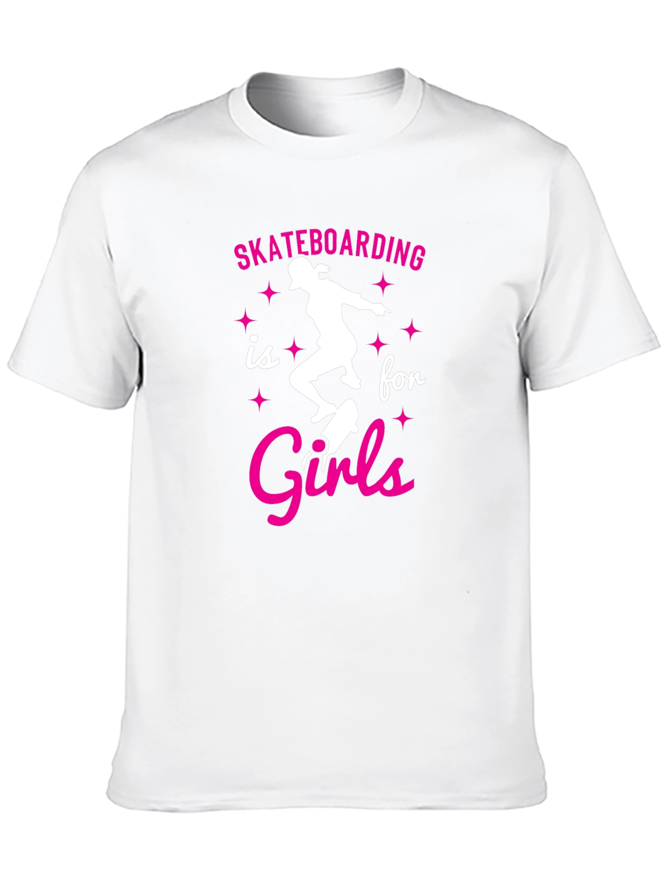 Skateboarding is for Girls Graphic Tee