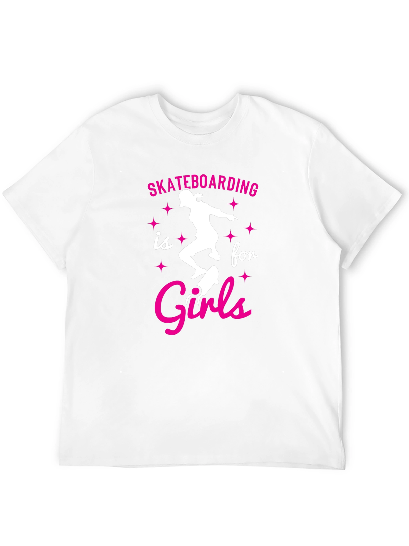Skateboarding is for Girls Graphic Tee