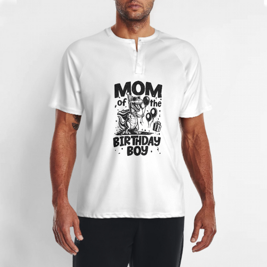 Mom of the Birthday Boy Dinosaur Party T-Shirt | Cute Dino Birthday Celebration Tee(z1020)
