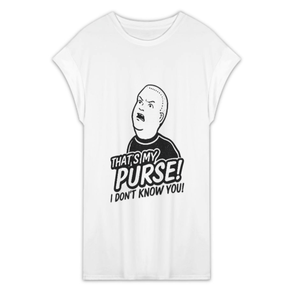 That's My Purse! Funny Retro Quote Graphic T-Shirt | Classic TV Humor Fan Tee(z1000)