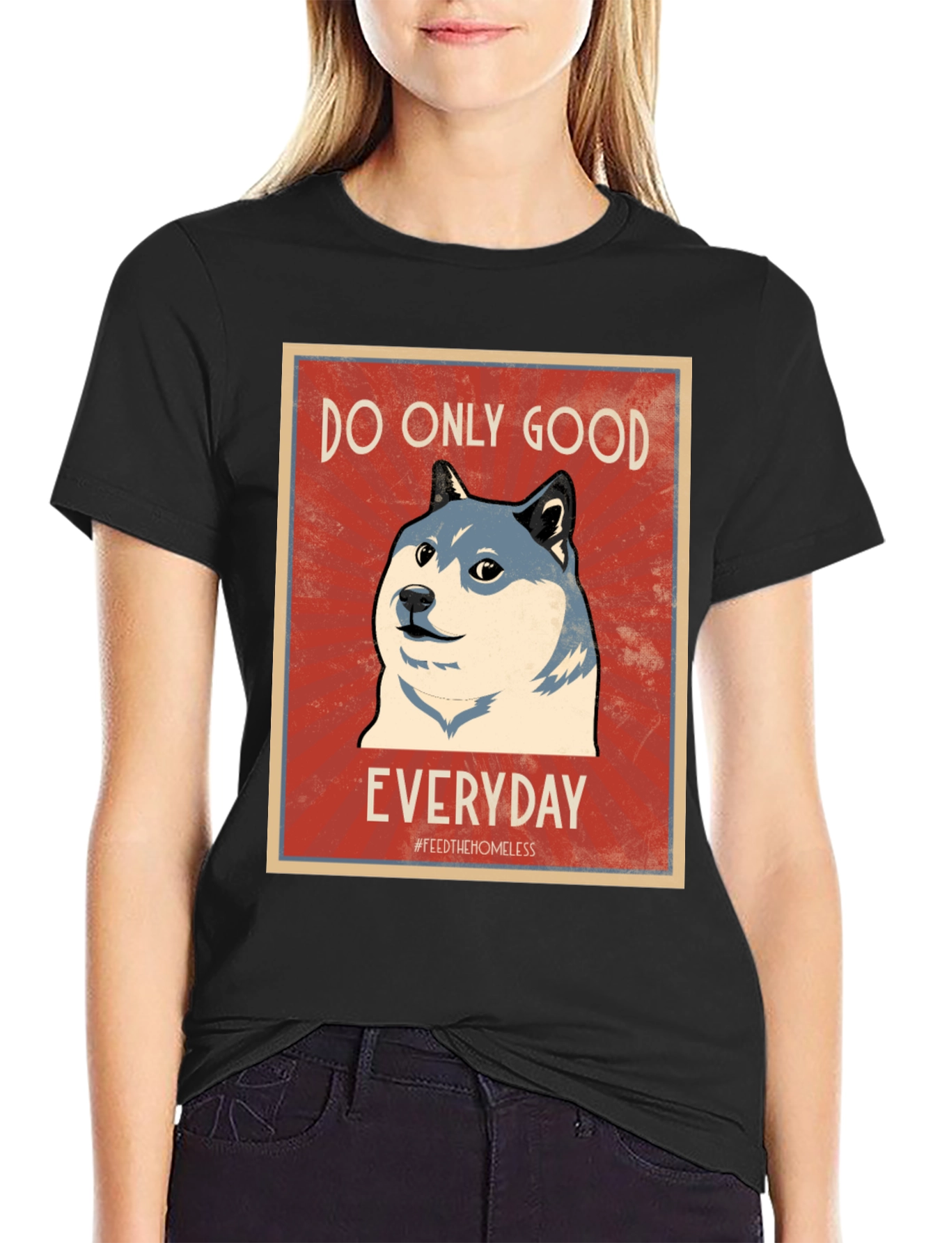 Do Only Good Everyday Doge T-Shirt – Positive Crypto Tee