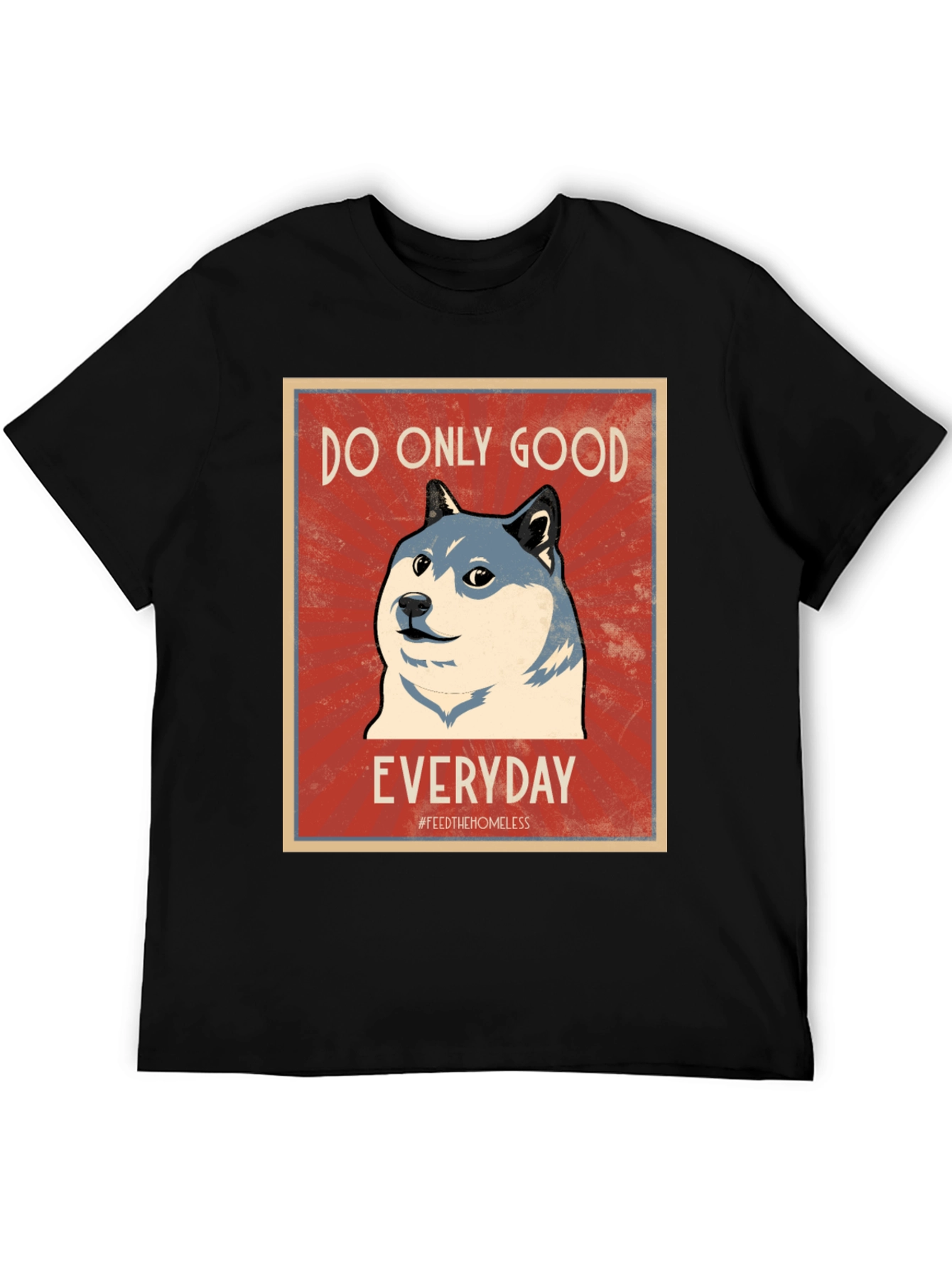 Do Only Good Everyday Doge T-Shirt – Positive Crypto Tee