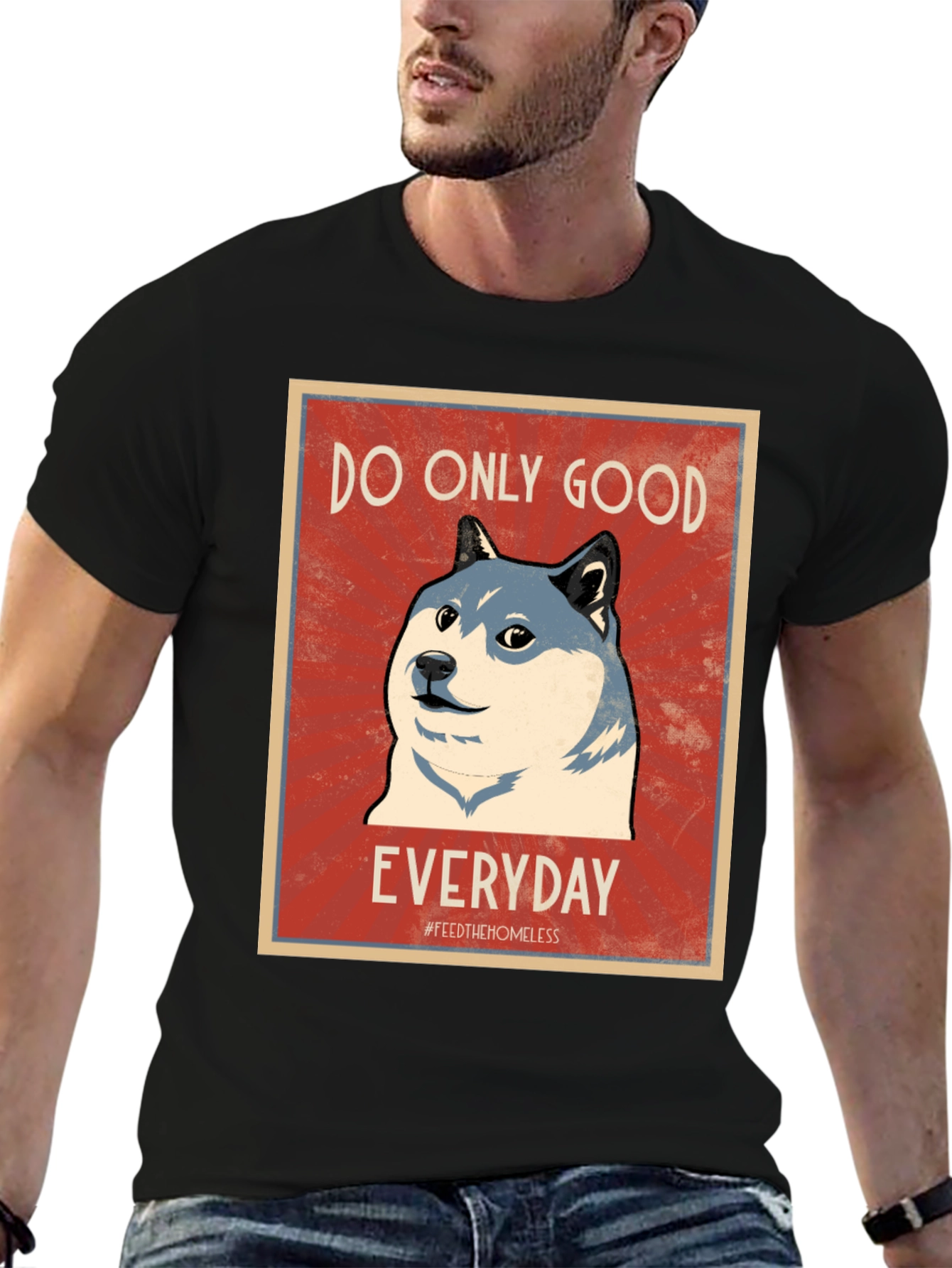 Do Only Good Everyday Doge T-Shirt – Positive Crypto Tee