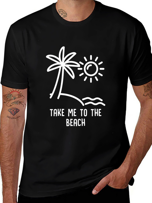 Beach Vacation T-Shirt - Palm Tree Graphic Tee