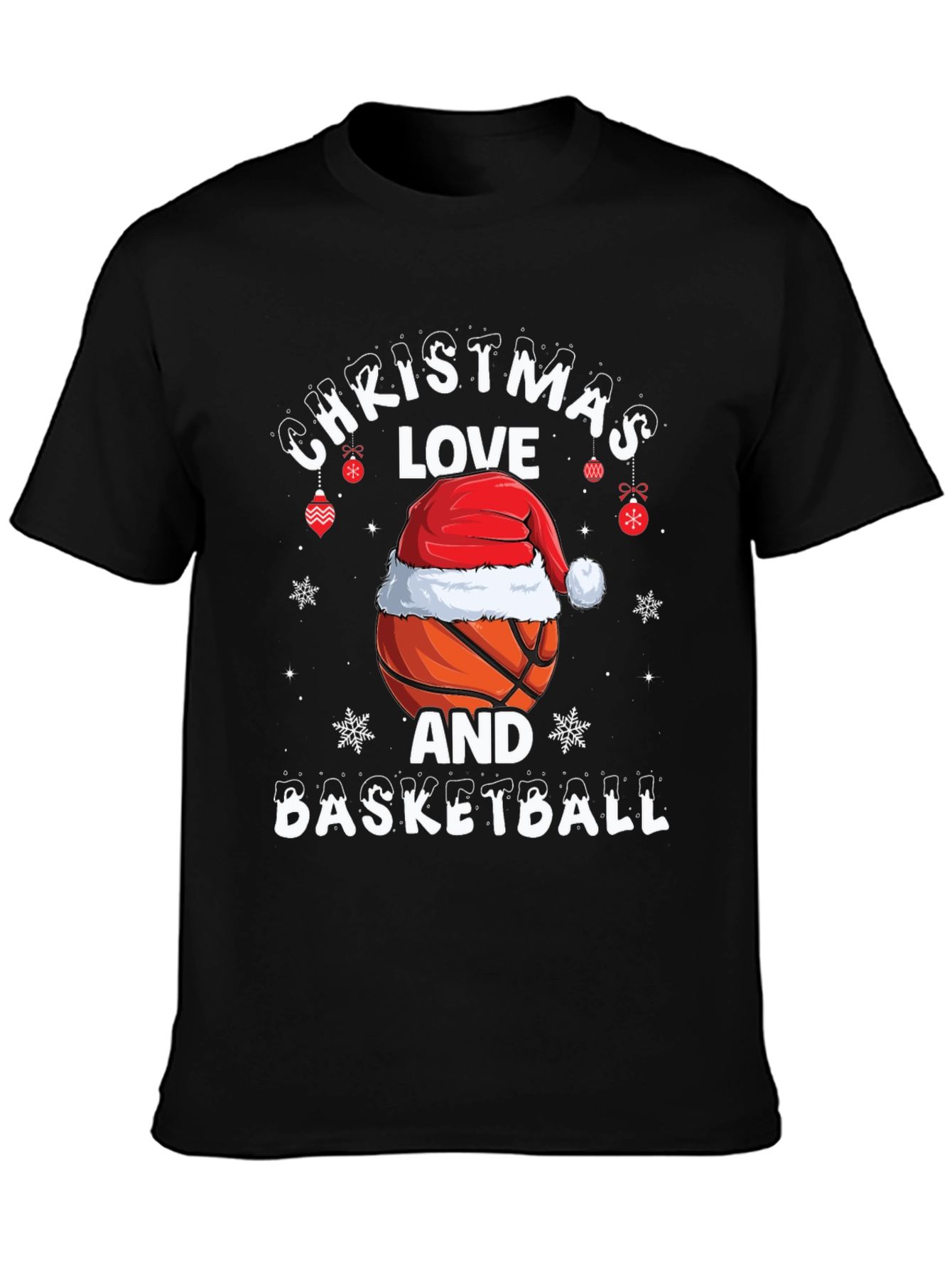 Christmas Basketball T-Shirt