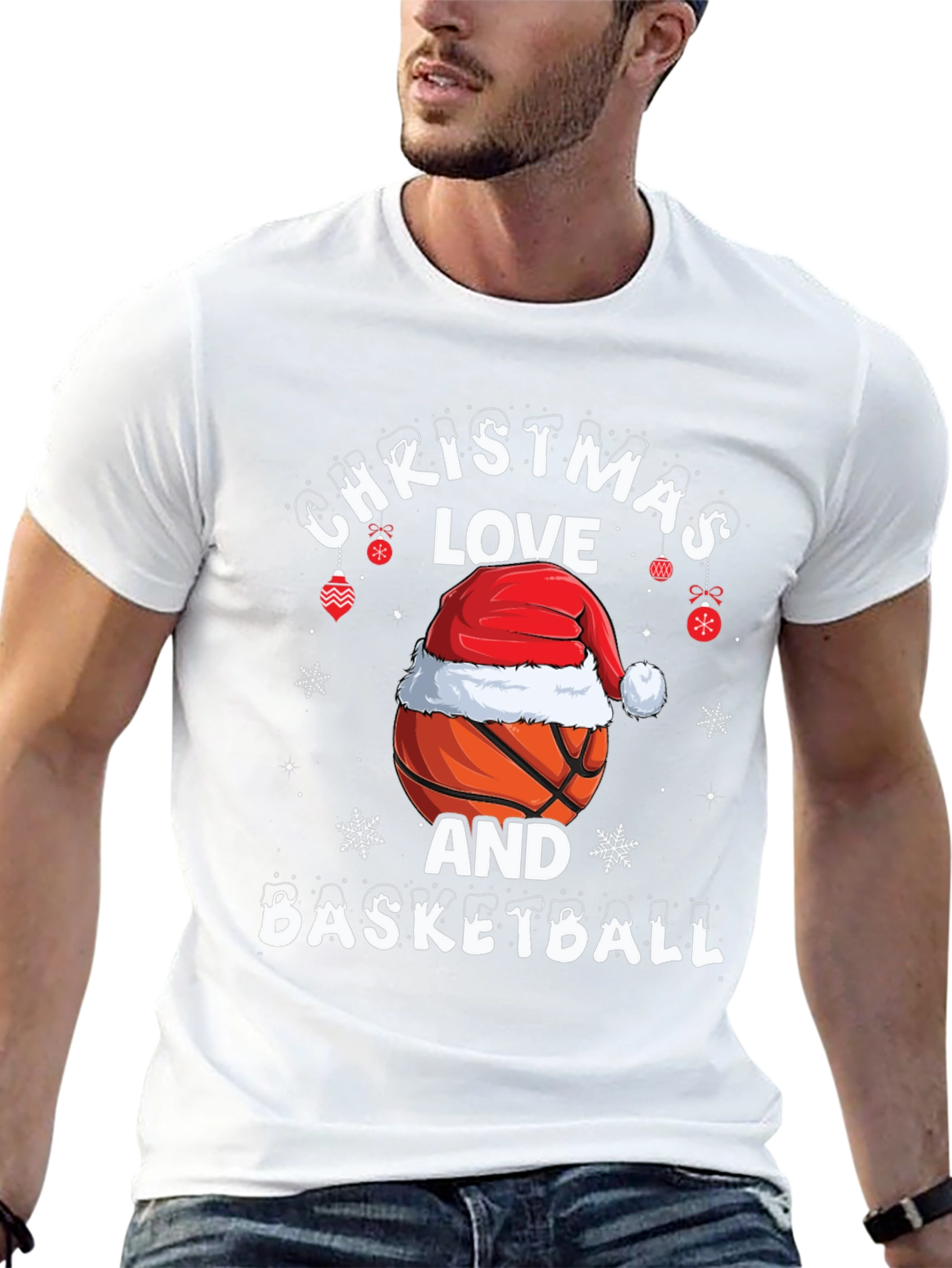 Christmas Basketball T-Shirt