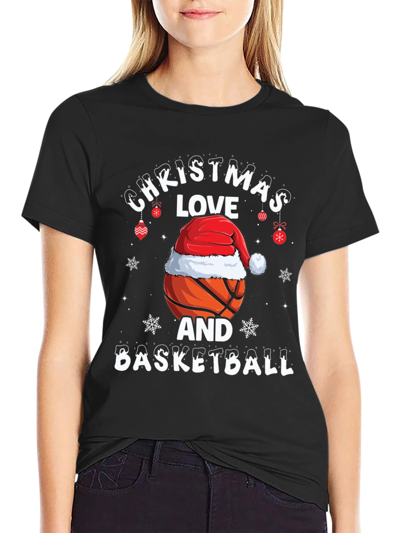 Christmas Basketball T-Shirt