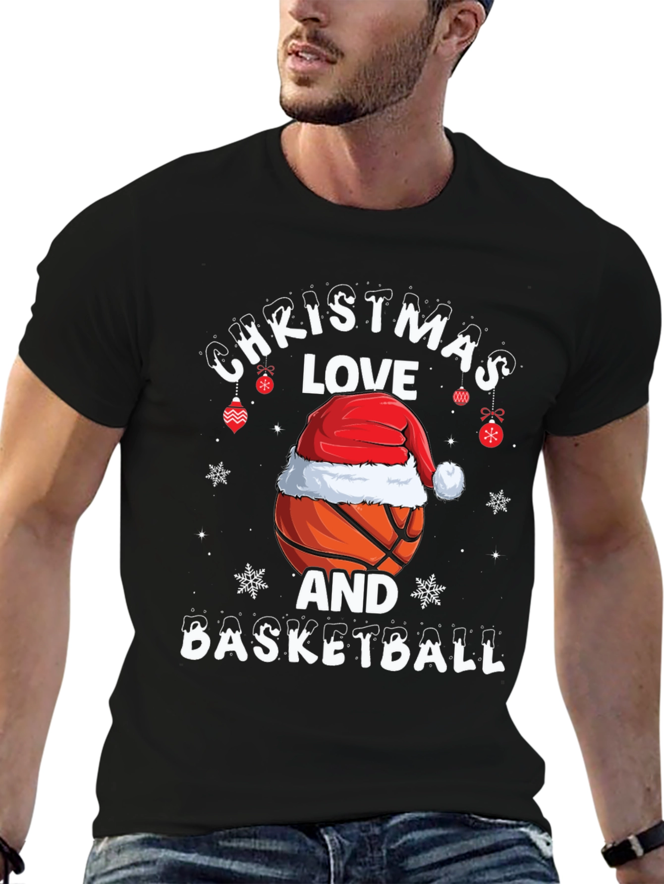 Christmas Basketball T-Shirt