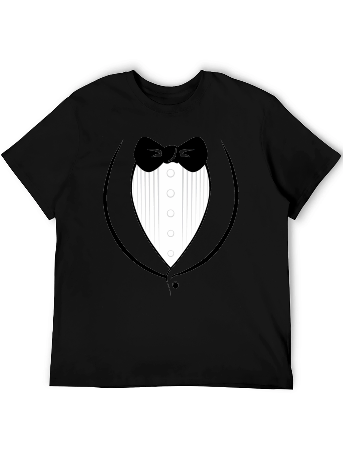 Tuxedo Graphic Print T-Shirt - Formal Fun