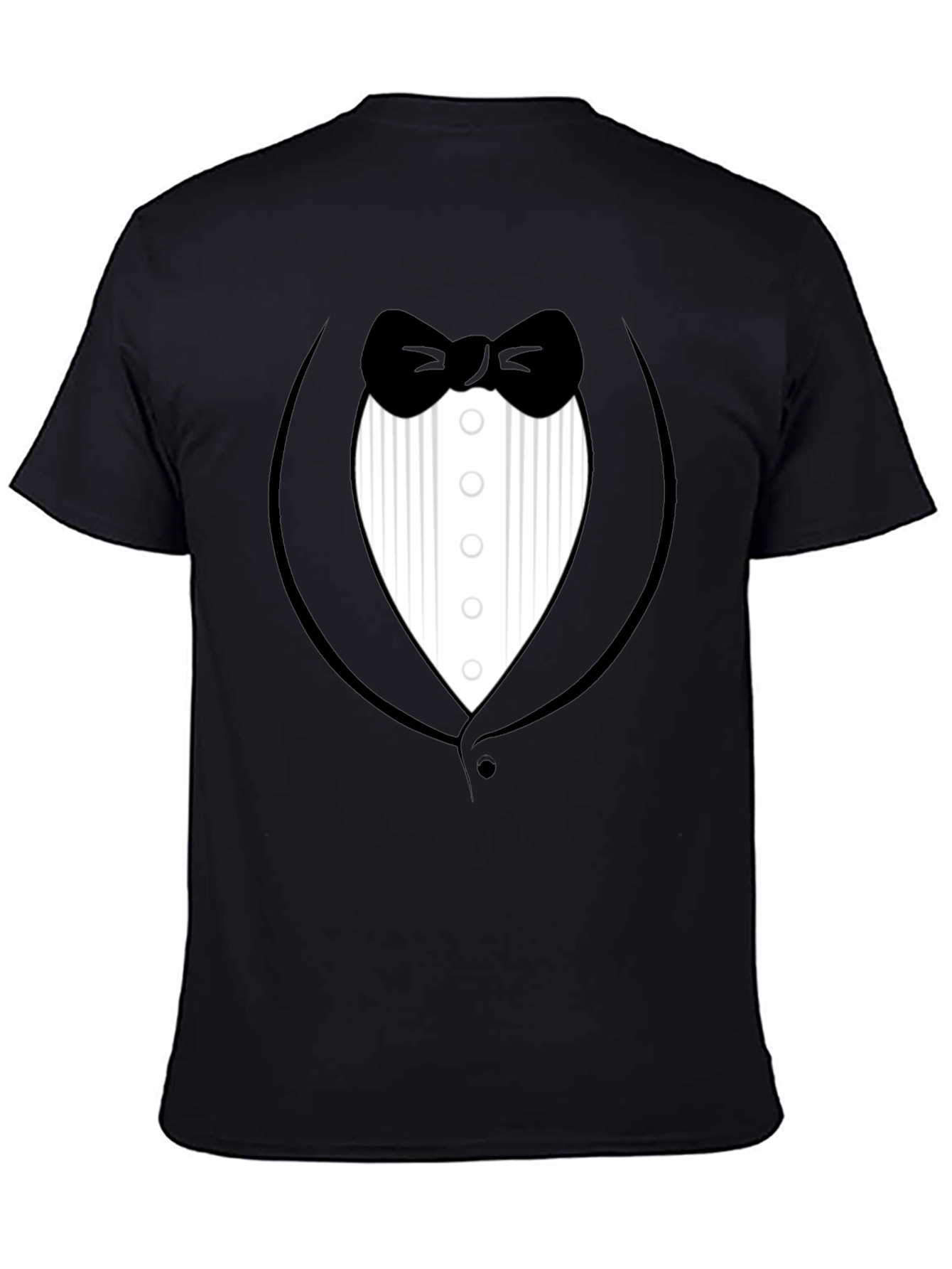 Tuxedo Graphic Print T-Shirt - Formal Fun