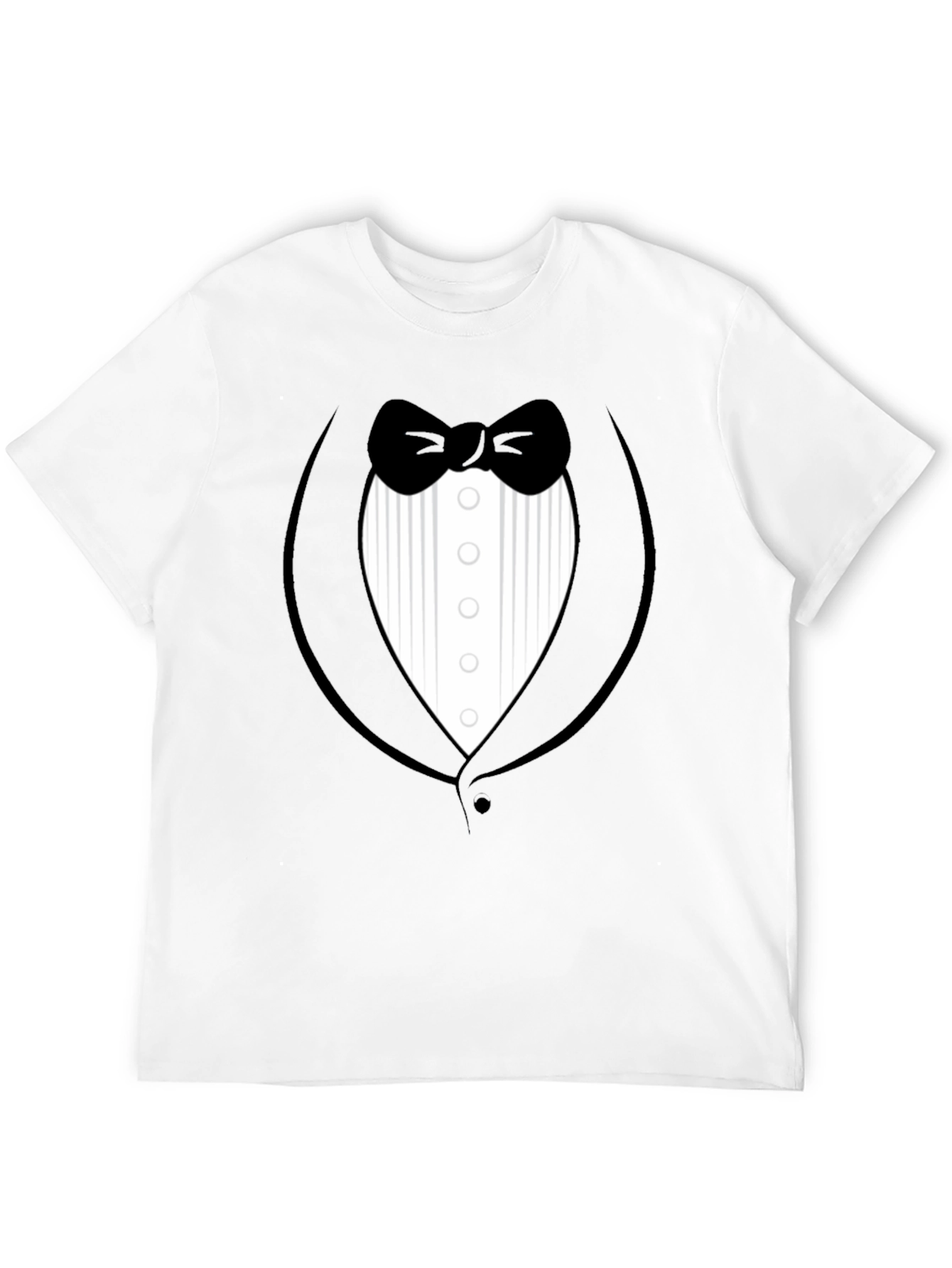 Tuxedo Graphic Print T-Shirt - Formal Fun