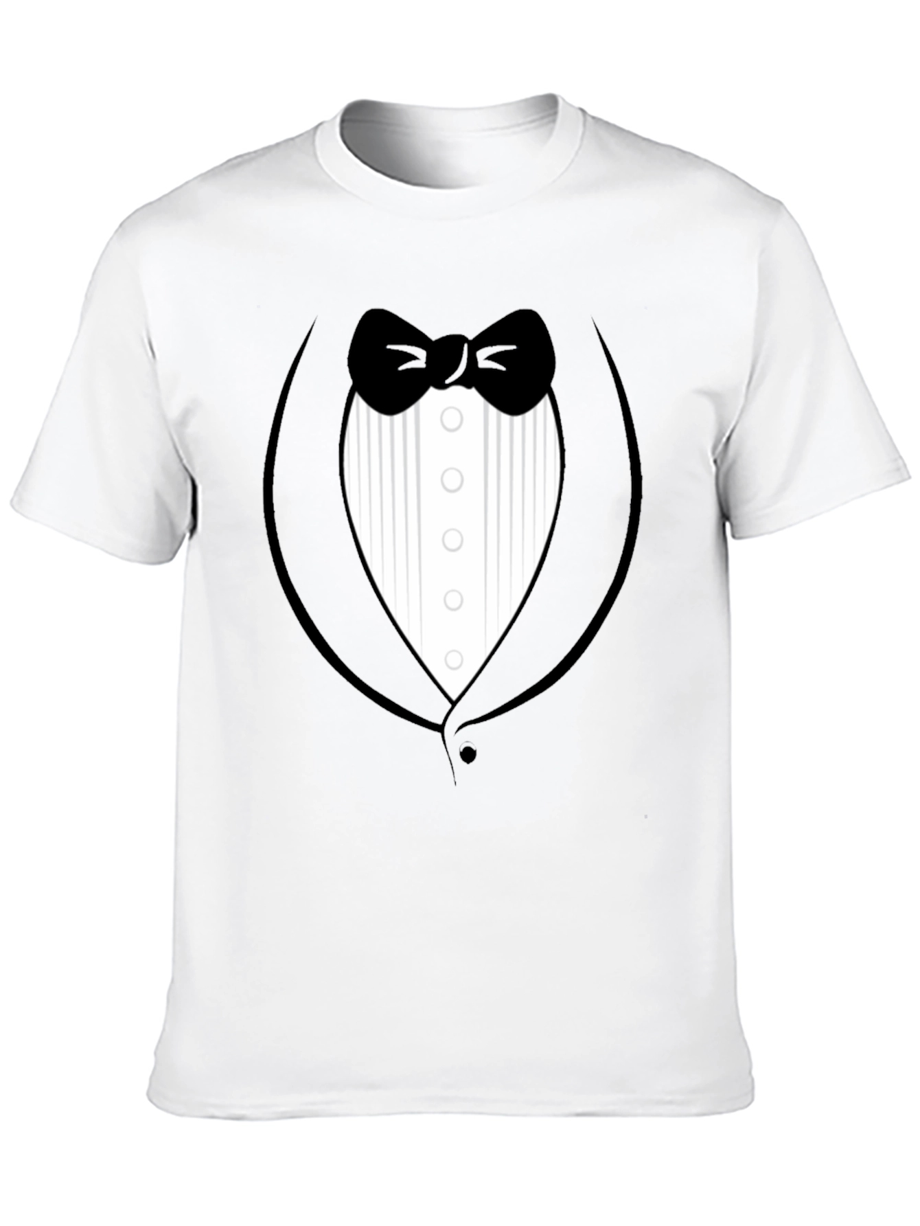 Tuxedo Graphic Print T-Shirt - Formal Fun